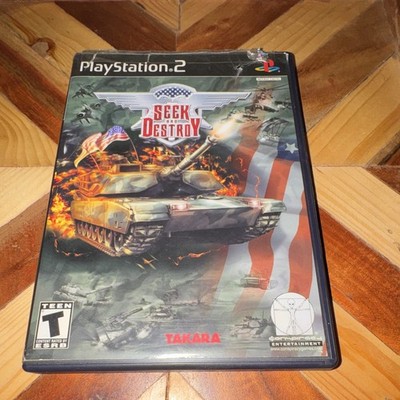 Seek and Destroy Sony PlayStation 2 PS2 NTSC-U/C 2002 Cib clean disc