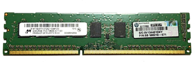   Gordon Gekko Holdings   4GB DDR3 ECC (HP 500210-071 + Micron) Tested