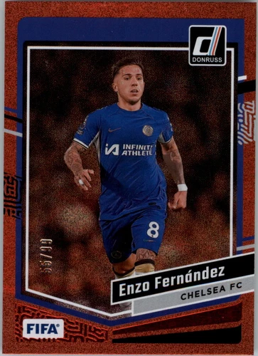 2023-24 Donruss Red #80 Enzo Fernandez /99 - SCR