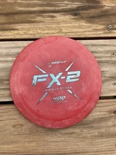 Prodigy Discs FX2 Fairway Driver Crimson Golf Disc 8/10 173g 400 Plastic
