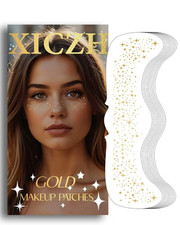 Glitter Freckles, Glitter Freckles Face Tattoo-10Pcs Gold