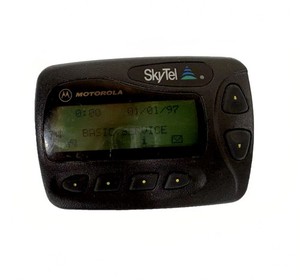 Vintage☆ ~CLEAR Motorola Pager Beeper Top Display