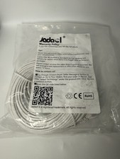 New CAT6 Thin Ethernet Cable 100 FT White With Clips Jadaol Network Cable