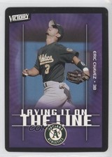 2003 Victory Laying it on the Line Eric Chavez #153 0b0
