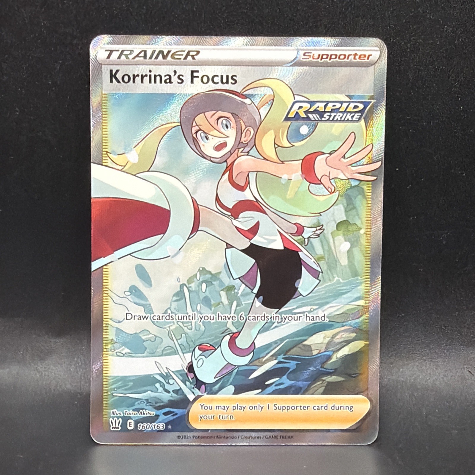 Korrina's Focus 160/163 - Ultra Rare Battle Styles Pokemon