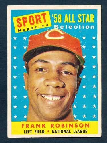 Frank Robinson [All Star] #484 1958 Topps card