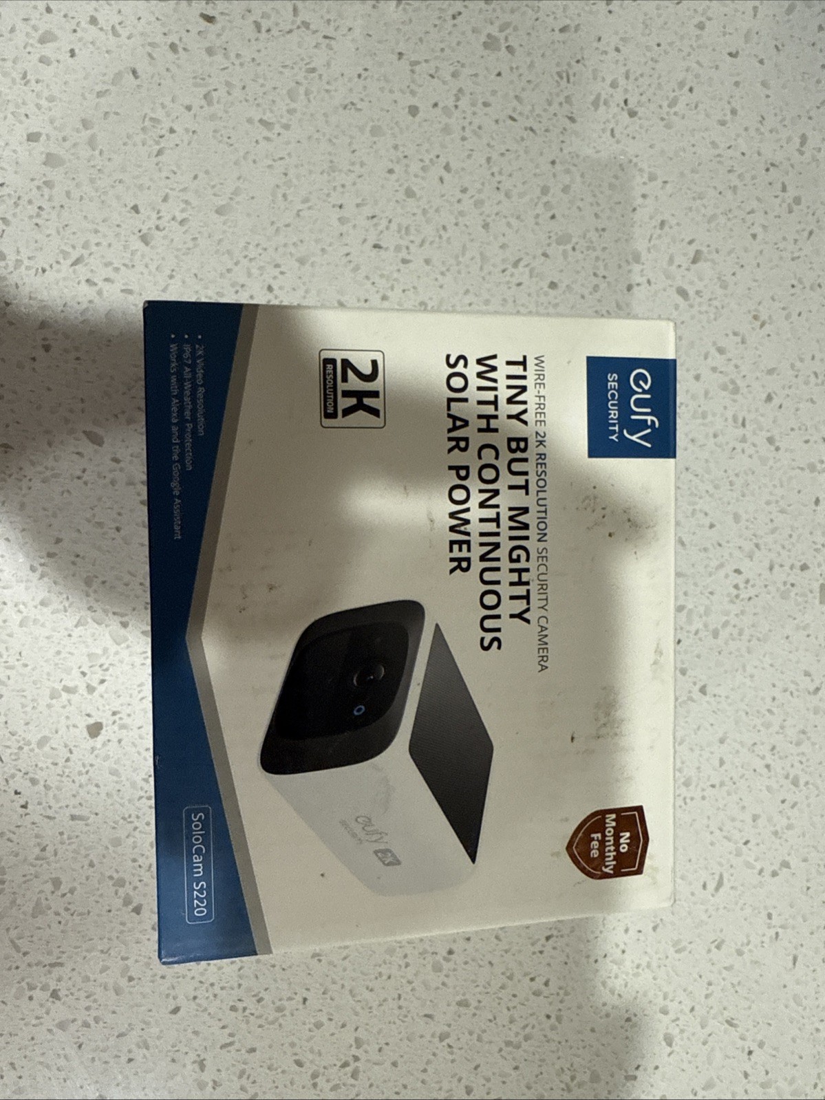 eufy SoloCam S220 Solar Security Camera 2K Wireless Outdoor Cam Human Detection