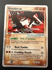 Pokémon Groudon TCG Holo Card EX Hidden Legends 93/101 LP+ on eBay