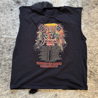 Machine Head  Slaughter the Martour  North America 2024 Sleeveless Tour Tee 2XL