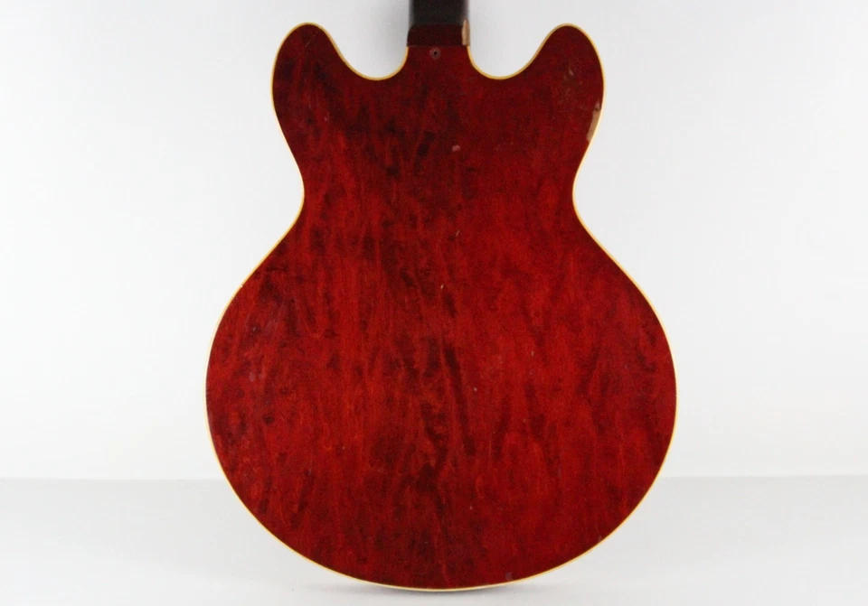 Gibson EB-2 1966 vintage rojo cereza cuerpo desnudo y cuello proyecto EE. UU. 1960 Foto 4 de 4
