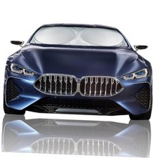 Windshield Sun Shade, Reflective Sunshade for Car Windshield with Mirror Medium