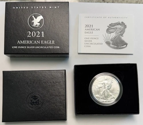 2021-W American Silver Eagle — photo from the most recent tracked eBay sale