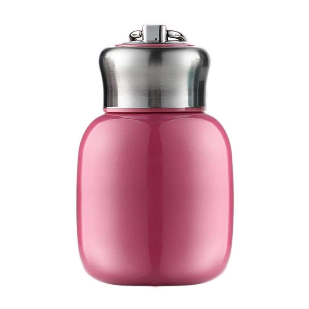 TANGT Thermal Flask, 200ml Mini Vacuum Flasks Insulated 200 ml, Rose