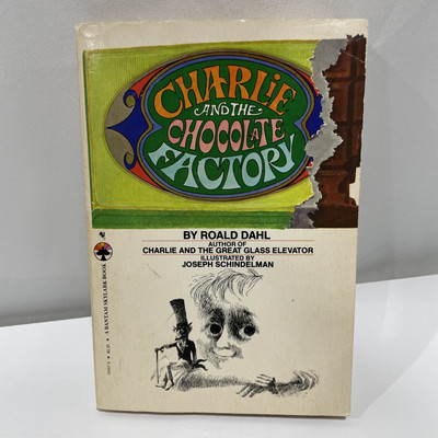 Vintage 1980 Charlie and the Chocolate Factory  12th Bantam Printing