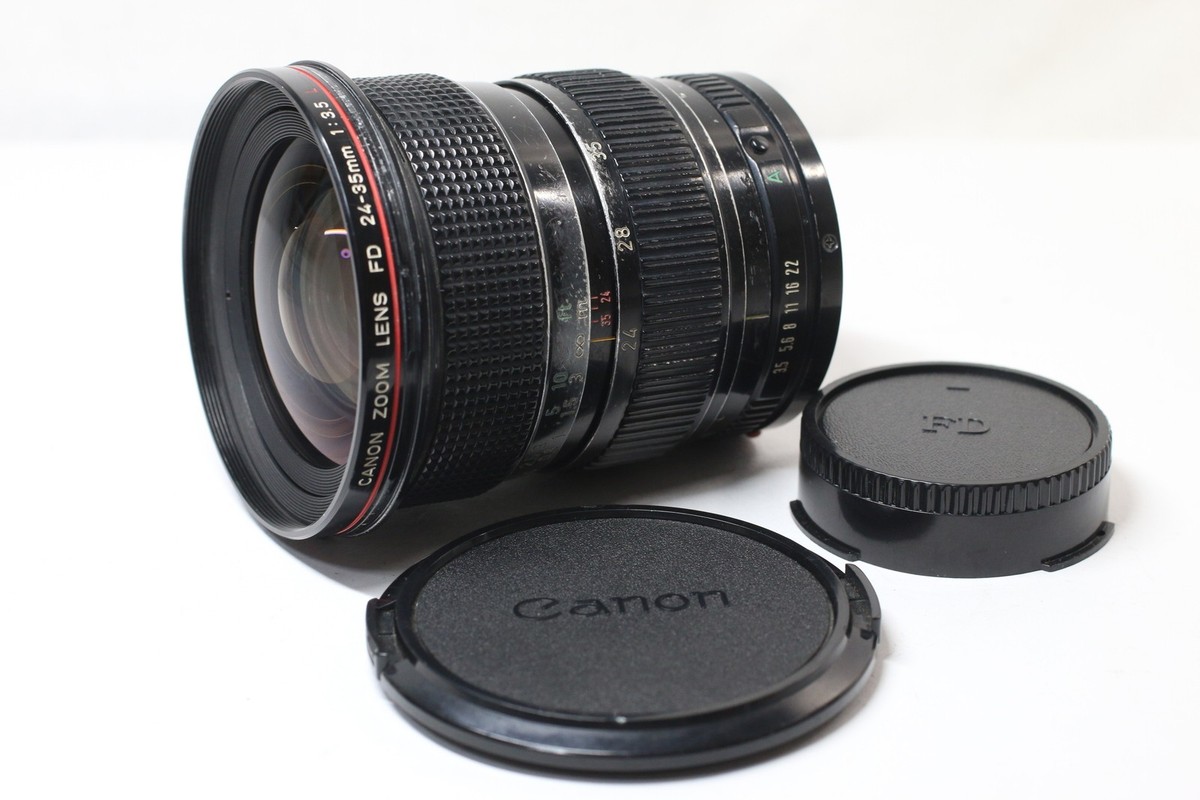 CANON キヤノン New FD 24-35mm F3.5 L Canon New FD NFD 24-35mm F/3.5 L MF Zoom Wide Angle Lens
