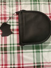 Vintage Leather CD DVD Case Holder Black