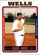 David Wells 2005 Topps #484 Boston Red Sox FREE SHIPPING AutographDen