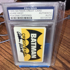 1966 Batman Credit Card Signed by Adam West PSA/DNA Certifie