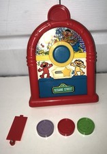 Vintage 1994 Sesame Street Jukebox by TYCO with Coins for parts or repair