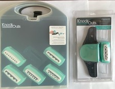 American Crafts Knock Outs Interchangeable Border Punch System Kit Shapes 63013