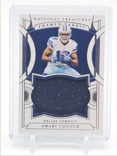 AMARI COOPER 2021 NATIONAL TREASURES FRAMED FABRIC PATCH /99 Q5194