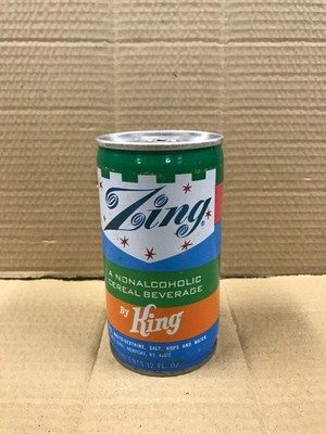 Vintage Zing Empty Pull Top Non-Alcoholic Cereal Beverage Can