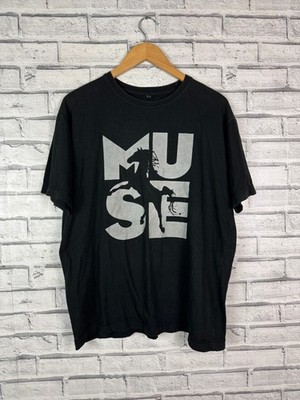 RARE Muse Graphic Print Tour Gig Merch 2007 Logo Horse Band Tee T-Shirt L