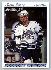 Simon Sherry 1995-96 Slapshot Sudbury Wolves