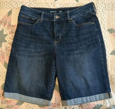 Women's Size 14 Denim Bermuda Shorts St Johns Bay