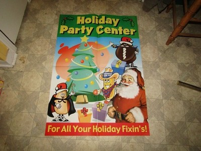 Hostess Holiday Party Center Poster Display