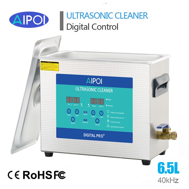 0.8L-30L Ultrasonic Cleaner Stainless Steel Industry Heated Heater w/Timer