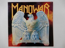 Manowar Battle Hymns Liberty K28P 270 Japan promo VINYL LP
