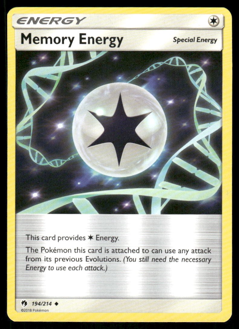 Memory Energy 194/214 - Lost Thunder - Uncommon NM