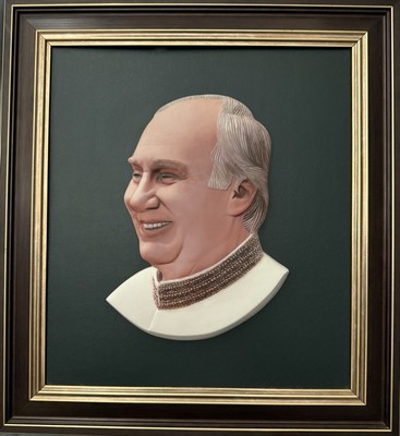 HH AGA KHAN IV 3D PHOTO W FRAME DIAMOND JUBILEE 1957-2017 -RARE COLLECTORS ITEM.