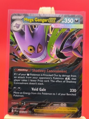 Mega Gengar ex 056/094 Phantasmal Flames Ultra Rare Holo Pokemon Card * New