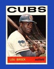 1964 Topps Set-Break # 29 Lou Brock NR-MINT *GMCARDS*