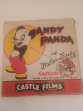 Castle Films 1930-40s 8mm Film Walter Lantz Andy Panda Cartoon