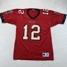 Vintage Trent Dilfer Buccaneers Jersey 40 Champion NFL Red 90s Y2K