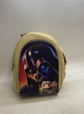 Disney Star Wars Darth Vader Graphic Cream Mini Backpack Purse NWT