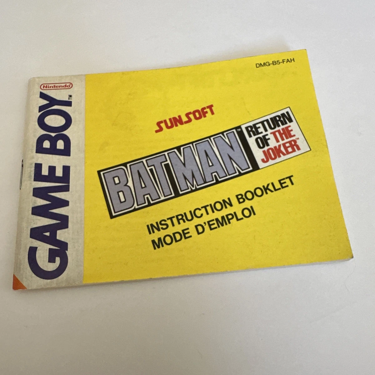 ACTION MAN - NOTICE DU JEU - INSTRUCTION BOOKLET -- GAME BOY COLOR