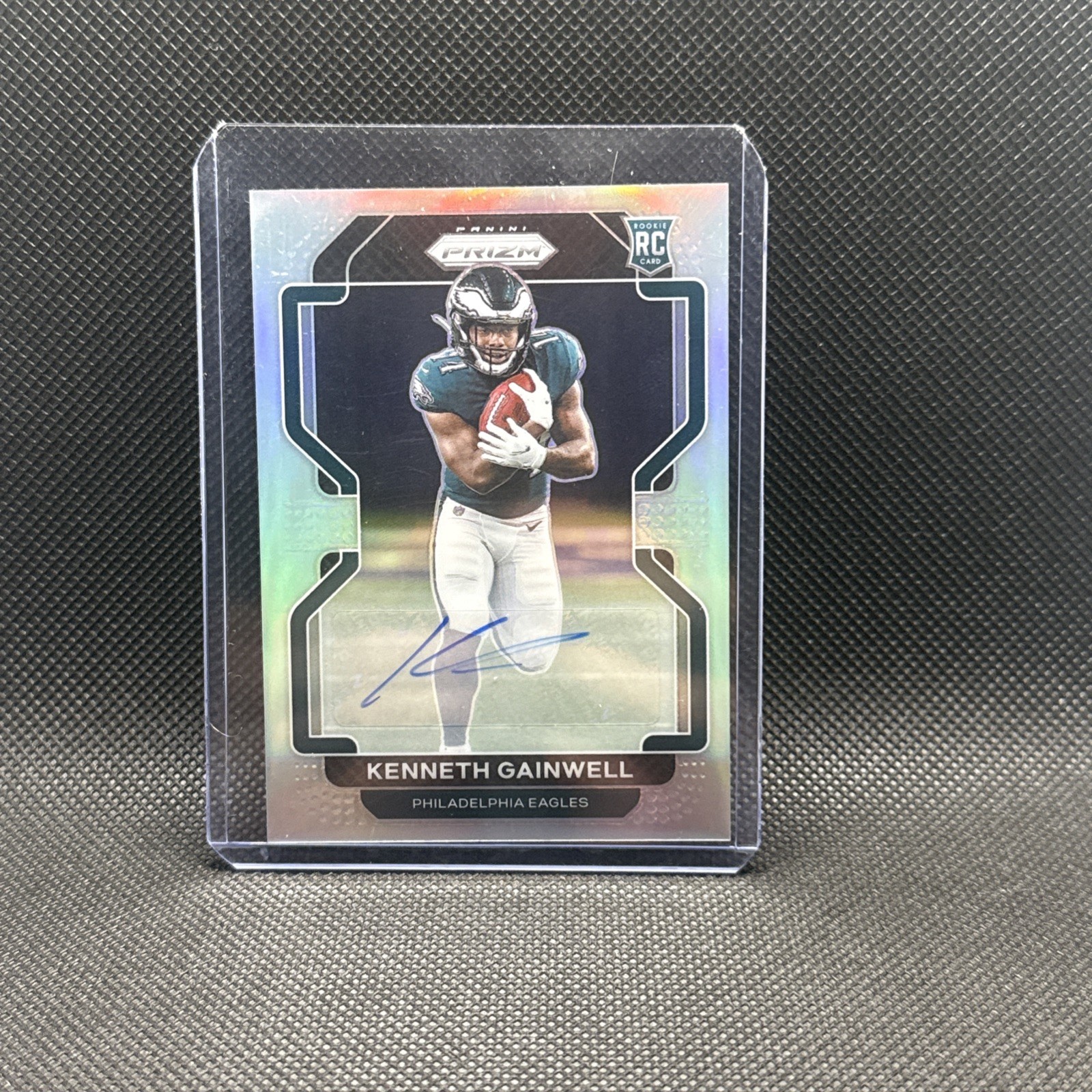 KENNETH GAINWELL 2021 PANINI PRIZM SILVER PRIZM ROOKIE AUTO RC #369