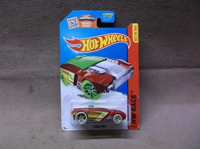 HOT WHEELS 2015 #173 RED ROGUE HOG REG TREASURE HUNT RACE CAR TRACK STARS