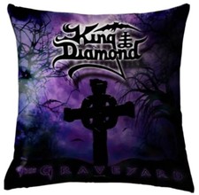 King Diamond Kissenbezug-The Graveyard, 45x45 cm, Heavy Metal