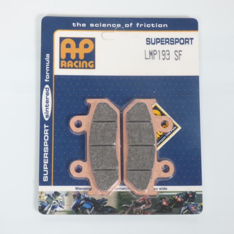 Plaquette de frein AP Racing pour Honda 400 VFR 1987-1990 LMP193 SF métal fritté