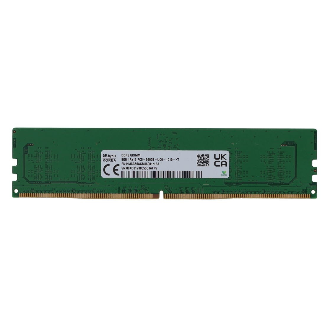 Hynix HMCG66AGBUA081N 8GB PC5-44800B-U (DDR5-5600MHz) Desktop Memory - 1yr Wty