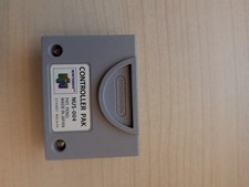 N64 Controller Pak NUS-004 OEM Official Nintendo 64 Memory Card