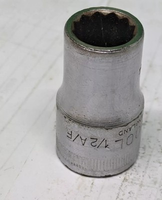 Vintage Britool EB500 1/2''AF Steckschlüssel, 1/2'' Antrieb, 12 Punkt. Andere Größen verfügbar