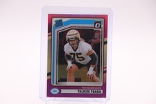 2024 Donruss Optic - Rated Rookie Taliese Fuaga #310 Pink Prizm (RC)