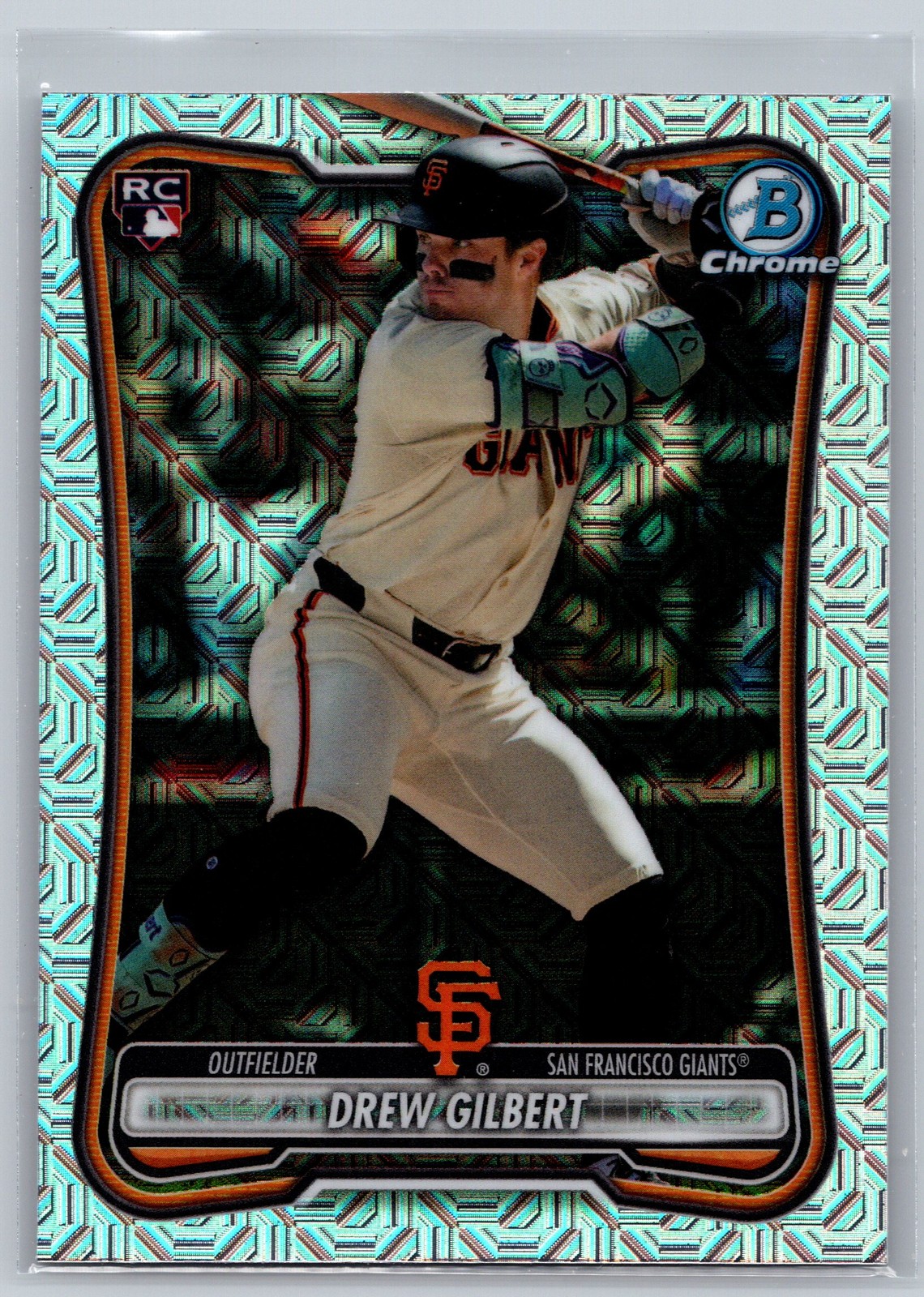 2026 Bowman #40 Drew Gilbert Chrome Mojo Refractors