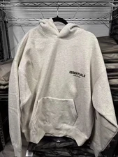 Authentic Essential Fear or God Light Oat Hoodie Medium Brand New with Tag